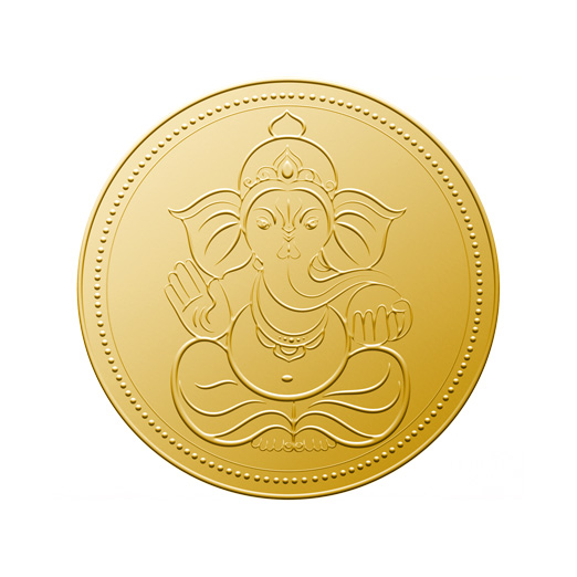 5gm DigiGold Ganesha 24K Gold Coin