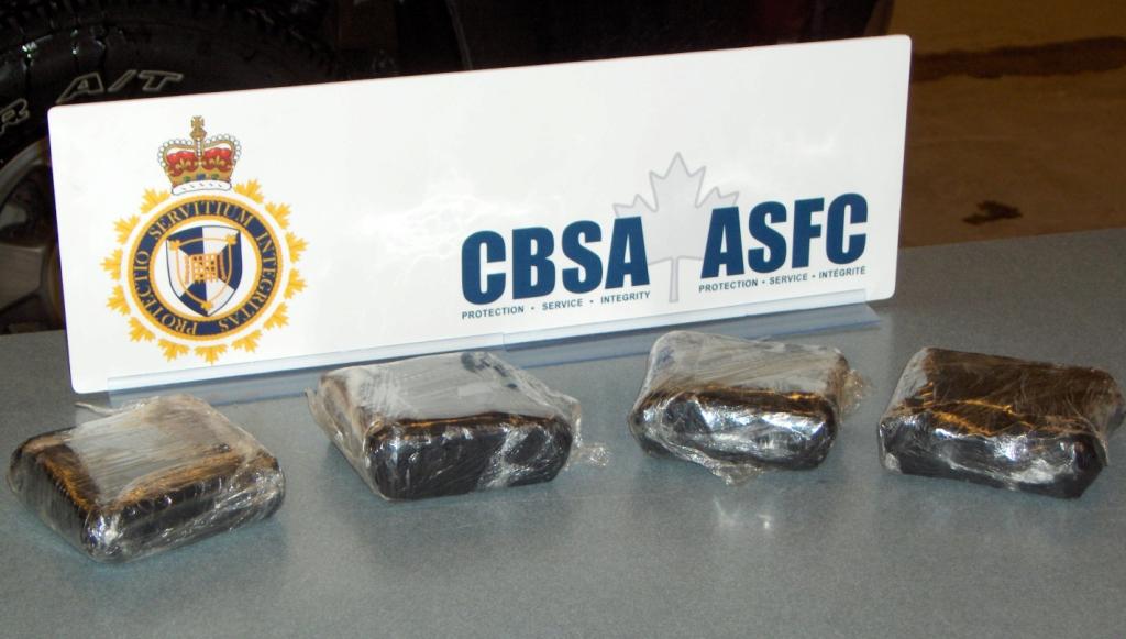 Coutts border authorities find hidden compartment hiding cocaine - image