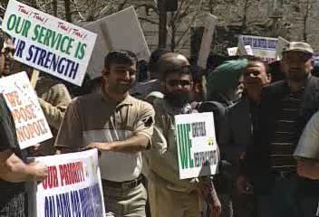 Taxi drivers march for better safety - image