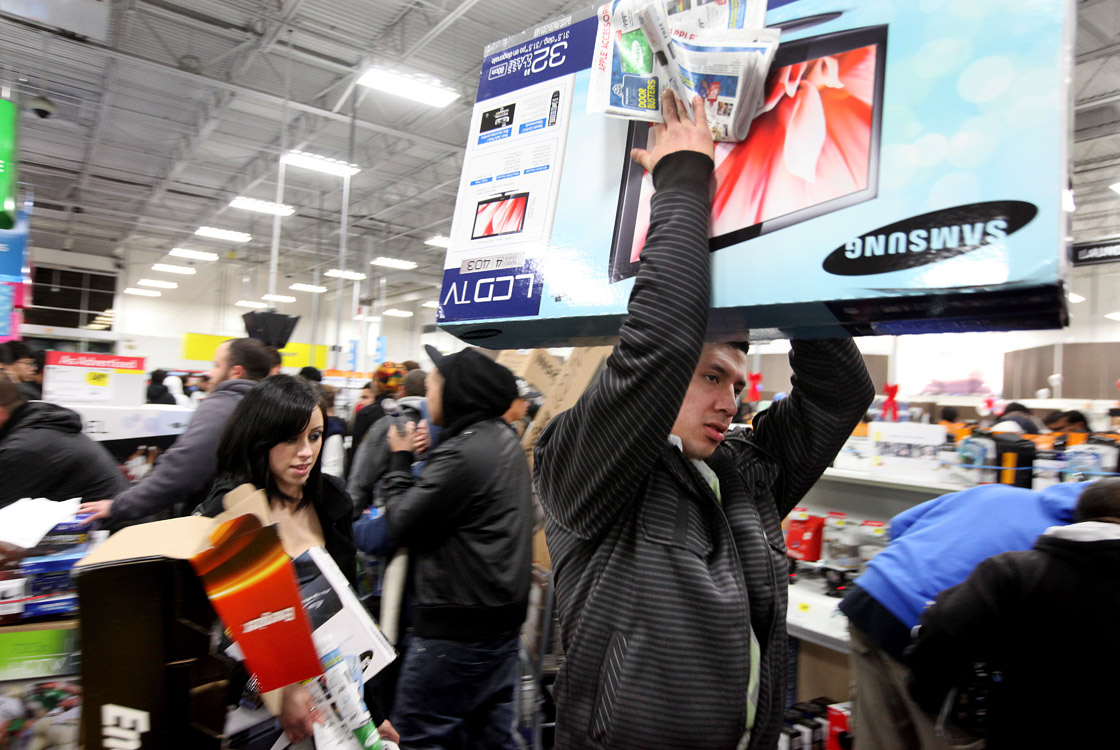 Black Friday mayhem