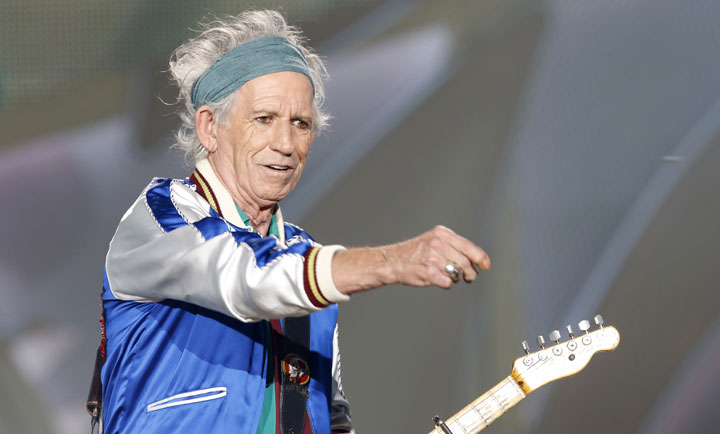 Keith Richards, pictured in May 2014.