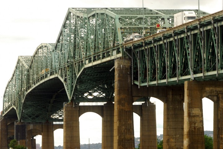 The Champlain Bridge in Montreal.