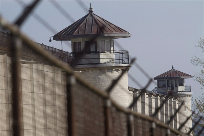 The Kingston Penitentiary is shown in this file April 19, 2012 photo. 