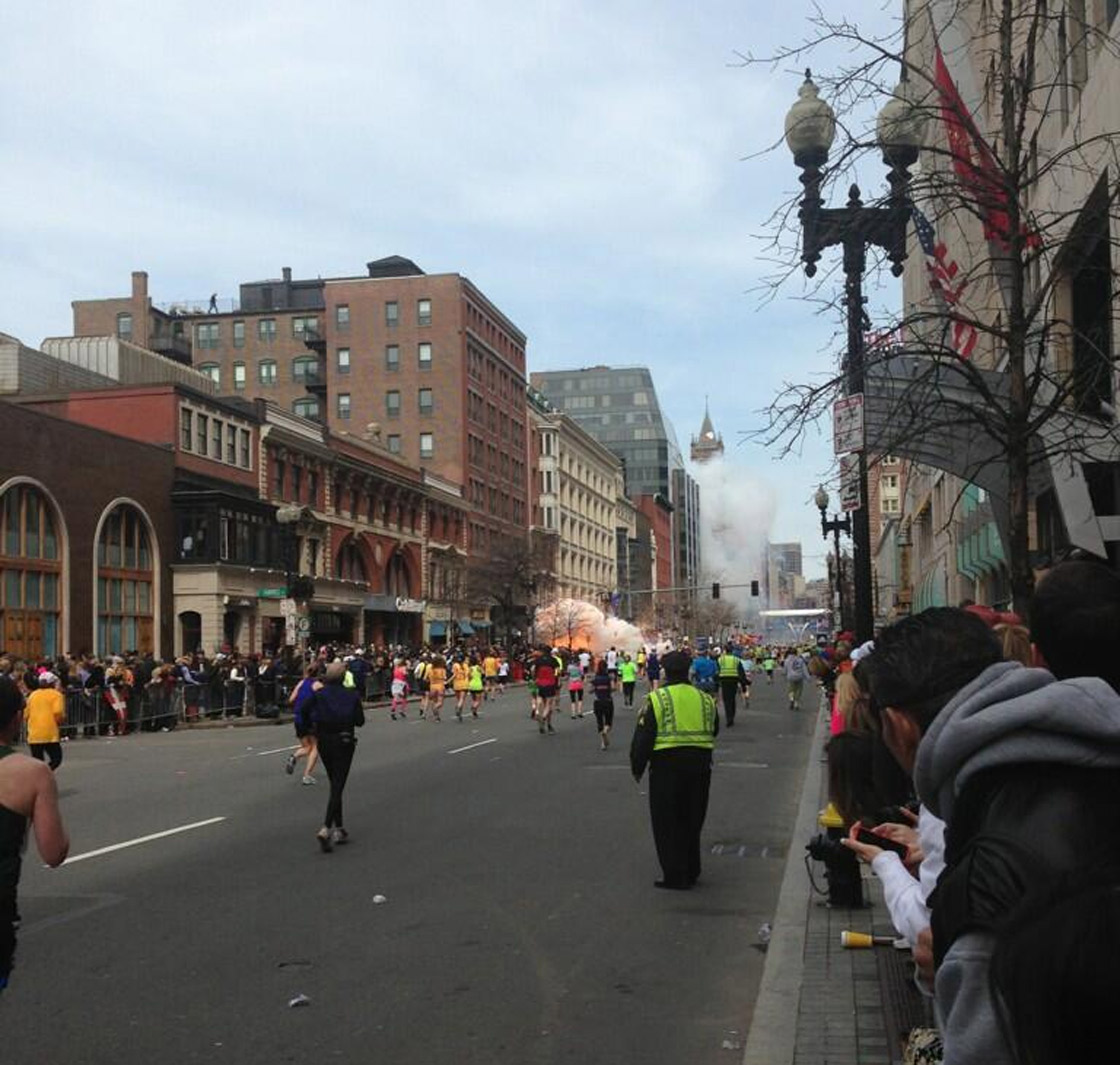 Boston marathon explosion