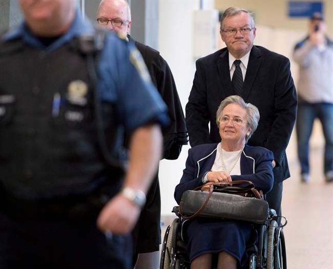 Former Quebec lieutenant-governor Lise Thibault's fraud trial suspended due to illness. August 1, 2014.