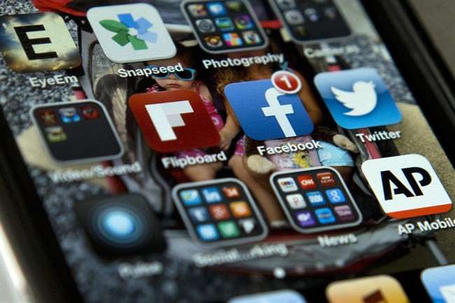A view of an iPhone.