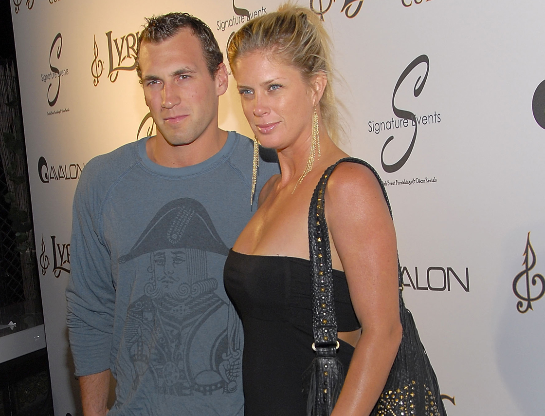 Jarret Stoll and Rachel Hunter. (Getty Images)