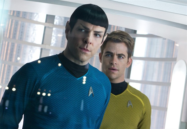 The International Space Station crew received a chance to watch the new film, Star Trek Into Darkness, on Monday. The film will be released later this week in Canada and the U.S.