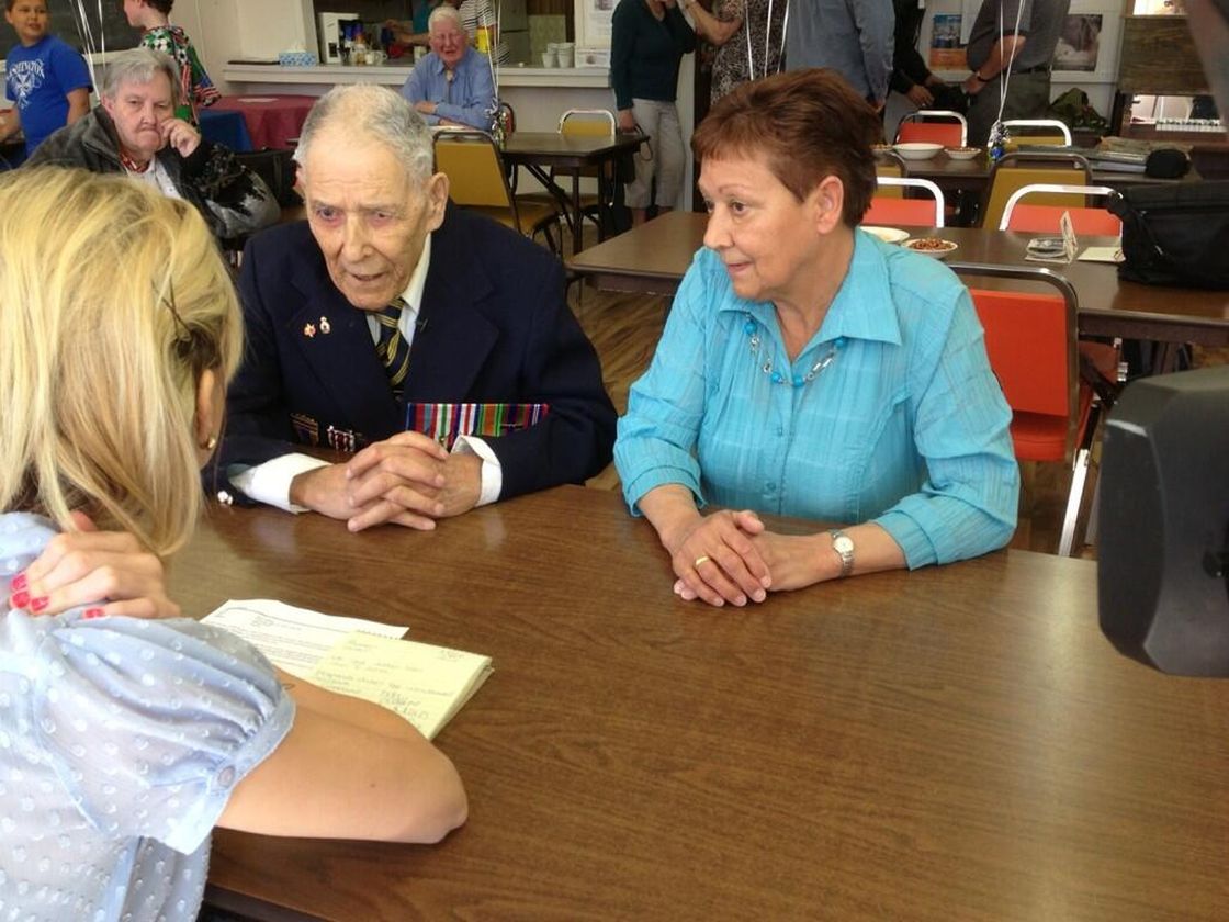 George Impey reunited with Carla this week, after spending 63 years apart.