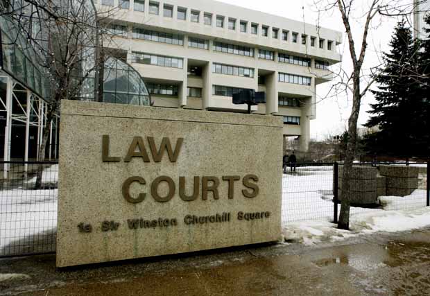 The Law Courts in downtown Edmonton.