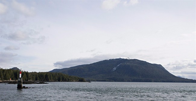 Lelu Island, near Prince Rupert, BC, is seen March 8, 2013. Malaysian national oil company Petronas says it expects to spend up to $16 billion to build a liquefied natural gas export facility and related infrastructure in Western Canada. The Pacific Northwest LNG project, located on Lelu Island in the Port Edward district, will liquefy and export natural gas produced in northeastern British Columbia by Progress Energy Canada. THE CANADIAN PRESS/Robin Rowland.