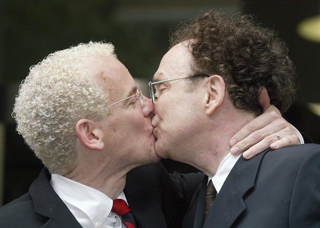 Gay marriage was legalized in Canada in 2005.