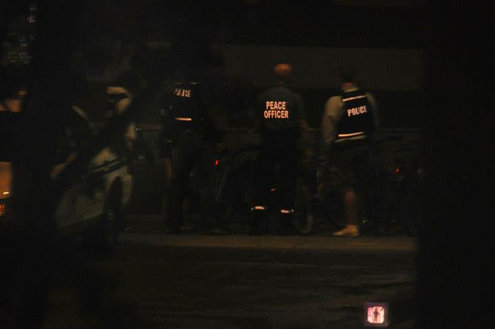 Scene of the HUB mall shooting, June 15, 2012.