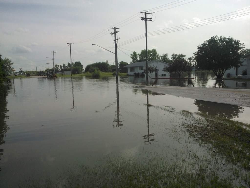Reston was flooded a first time by June 21 rainfall.