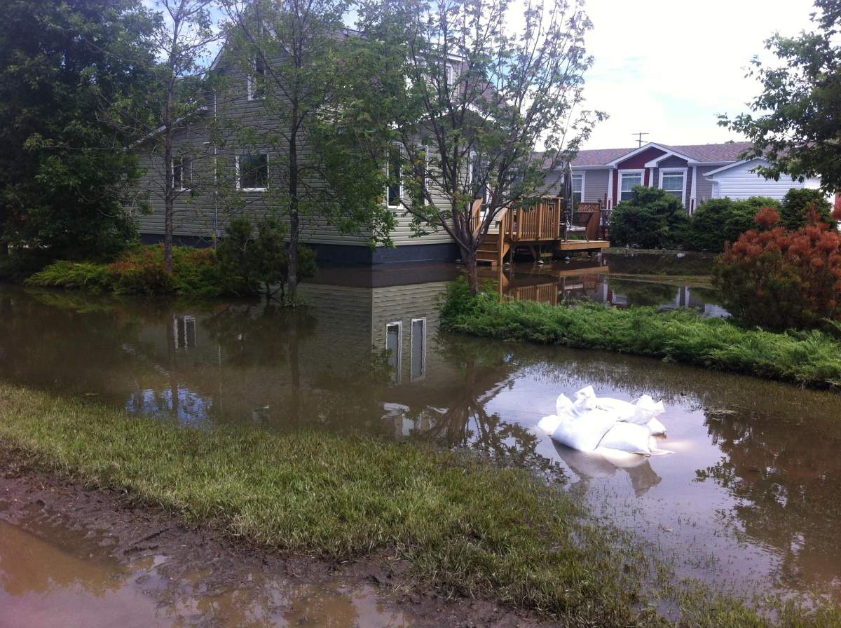 The thunderstorm in Manitoba on Tuesday night hit hardest in Reston, where the RM office is located. The community, already under a state of emergency after heavy rainfall on the weekend, is in even worse shape after getting more than 10 centimetres of rain in three hours on Tuesday night.