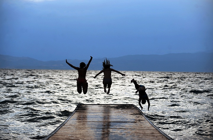 jump in a lake