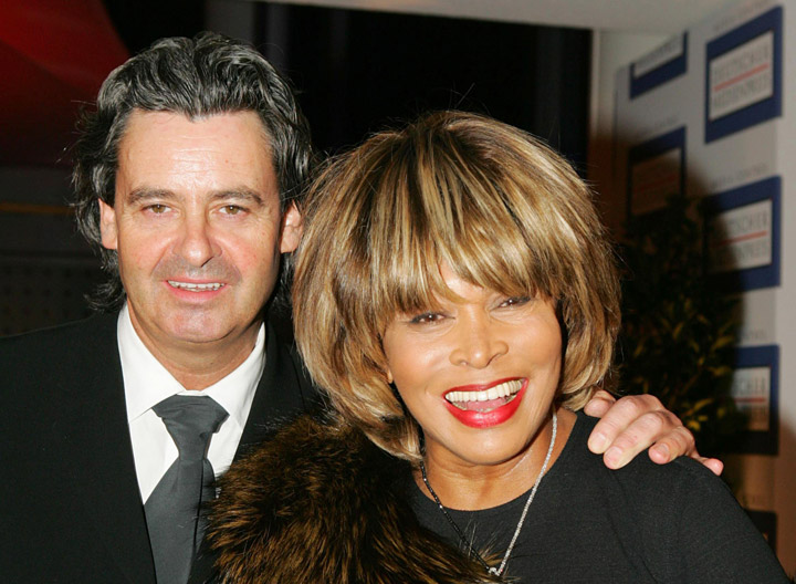 Erwin Bach and Tina Turner, pictured in 2005.