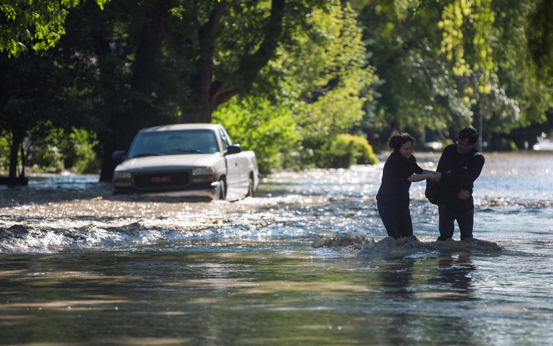 Flood roadways kept tens of thousands from getting to their jobs during the height of the flooding in southern Alberta. 
