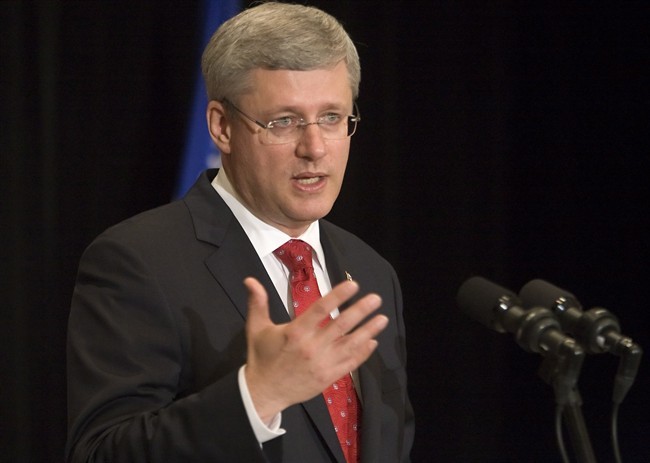 File photo of Prime Minister Stephen Harper.