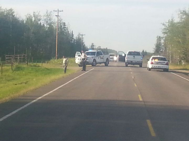 An RCMP officer is in hospital after an altercation during a traffic stop along a northwestern Alberta highway Wednesday afternoon.
