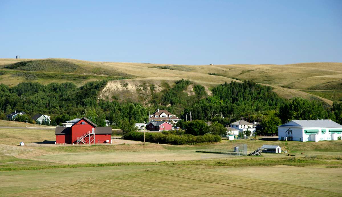 Near Drumheller Alberta.
