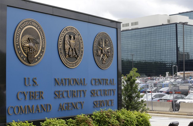 FILE - This June 6, 213 file photo shows the sign outside the National Security Agency (NSA) campus in Fort Meade, Md. The NSA has broken privacy rules or overstepped its legal authority thousands of times each year since Congress granted the intelligence agency broad new powers in 2008, The Washington Post reports. 