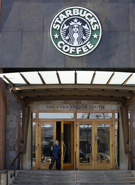 

FILE - Starbucks' corporate headquarters is seen in this Monday, Jan. 26, 2009 file photo taken, in Seattle. 