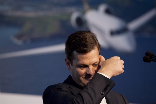 Chief executive Pierre Beaudoin is leaving the post amid growing pressure on the Quebec giant's aircraft division.