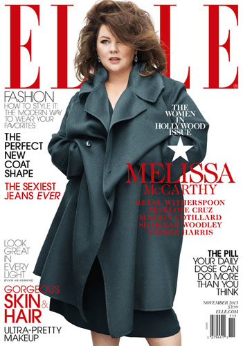 Melissa McCarthy on the cover of ‘ELLE.’