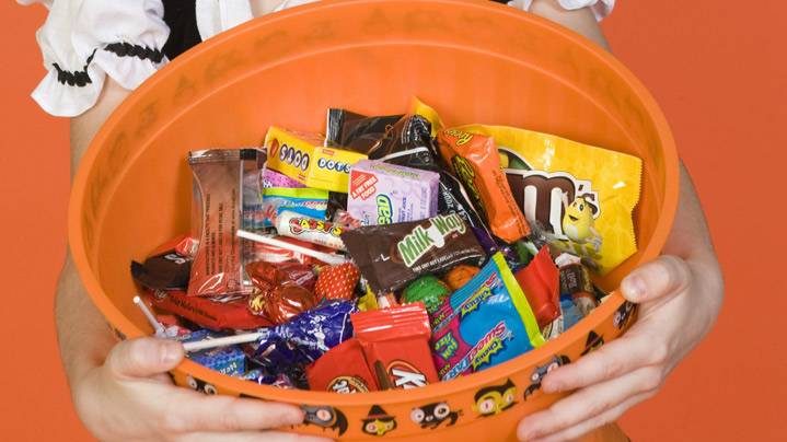 Halloween candy.