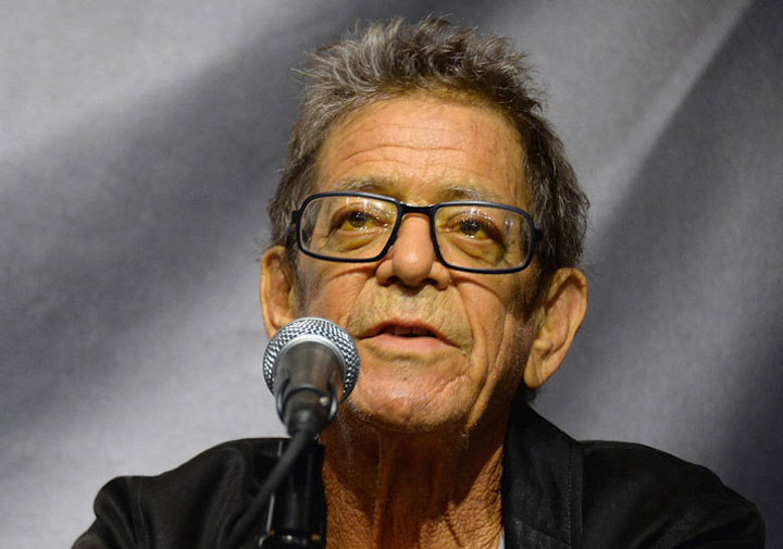 Lou Reed, pictured on Oct. 3, 2013.