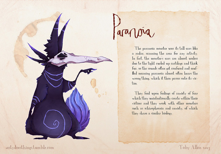 Artist aims to raise awareness by depicting mental health illnesses as monsters - image