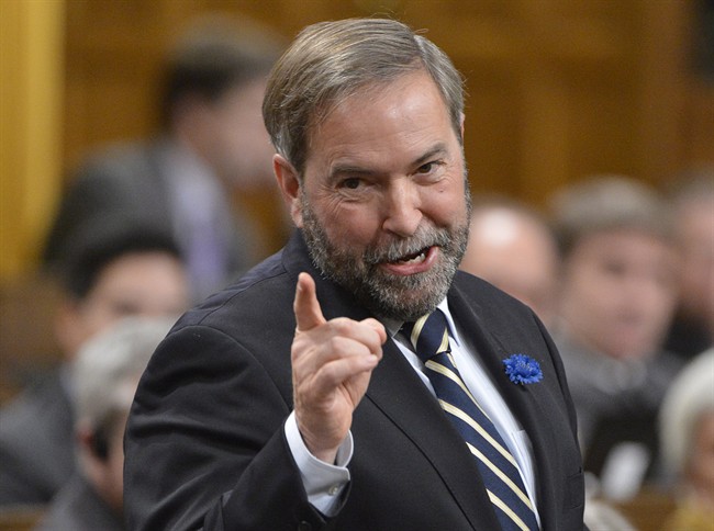 NDP Leader Tom Mulcair