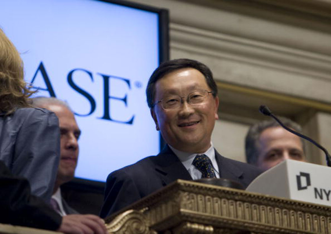John Chen's total compensation package could reach a quarter of a billion dollars if he can restore BlackBerry's share price to at least $20. 