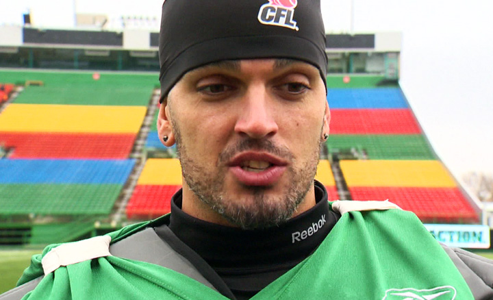 Saskatchewan Roughriders’ Ricky Foley says atmosphere combustible ahead of CFL West final.
