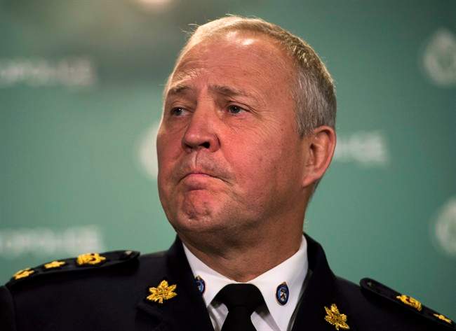 Toronto police chief Bill Blair speaks to the media in Toronto on Thursday, Oct. 31, 2013