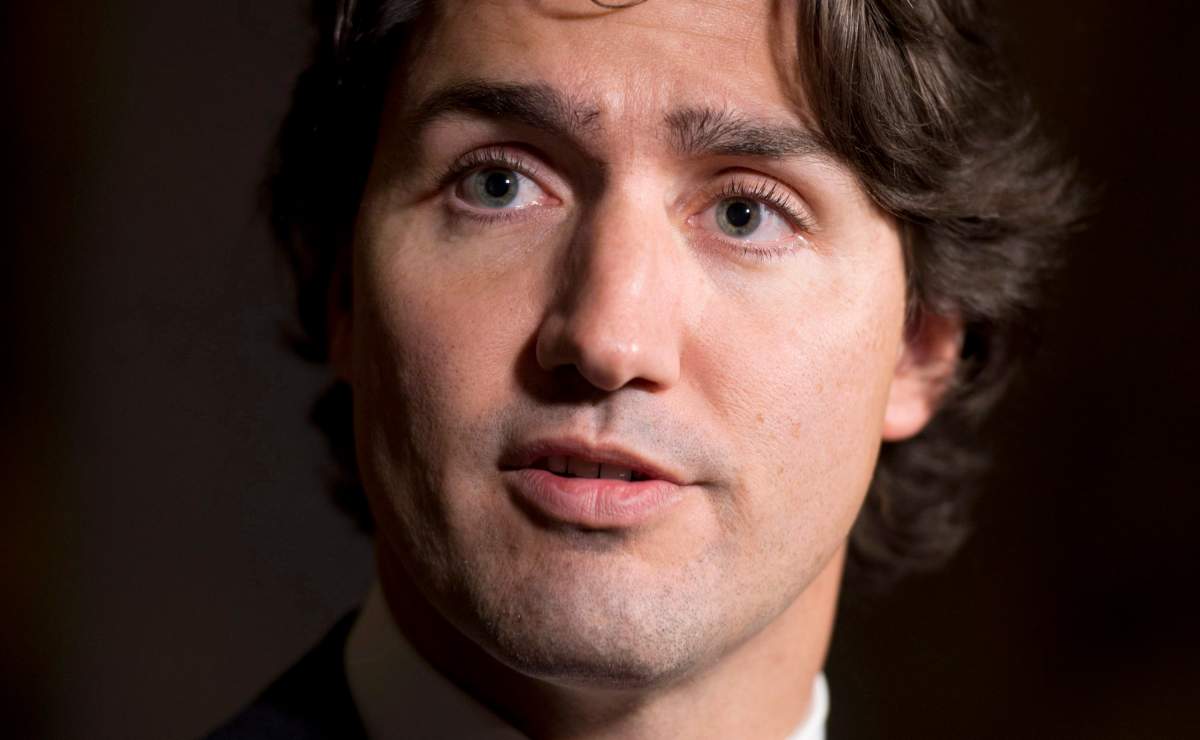 Liberal Leader Justin Trudeau speaks with the media following party caucus meetings on Parliament Hill on Nov. 6 in Ottawa. 