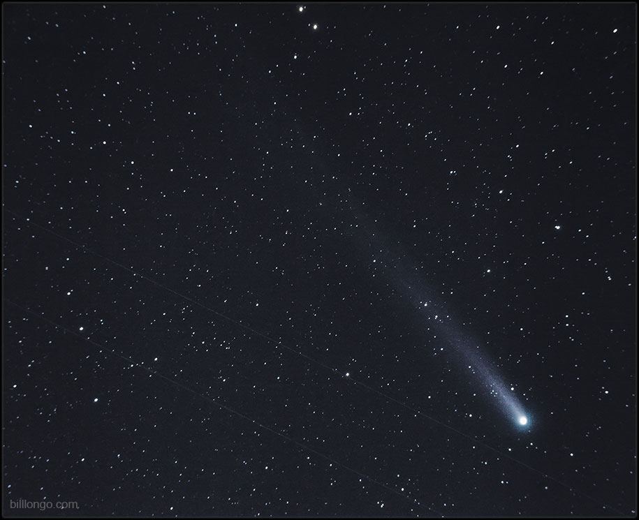 Comet ISON may be gone, but Comet Lovejoy (C/2013 R1) is still grazing the pre-dawn sky. (Courtesy of Bill Longo)