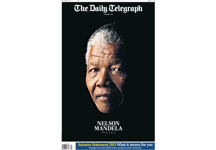 Mourning the death of Nelson Mandela: Newspaper, magazine front pages from around the world - image