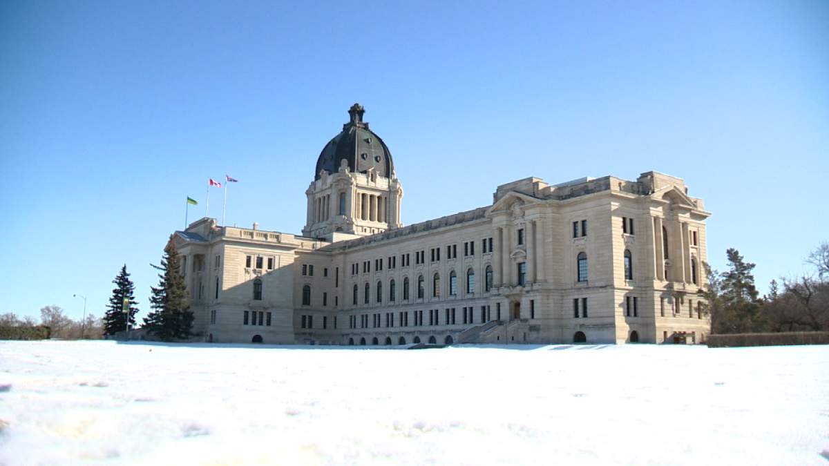 The Saskatchewan Legislative Building in Regina, Saskatchewan.