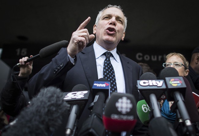 Lawyer Julian Falconer, who represents the Nishnawbe Aski Nation, praised the "bravery and courage" of the victims' families.