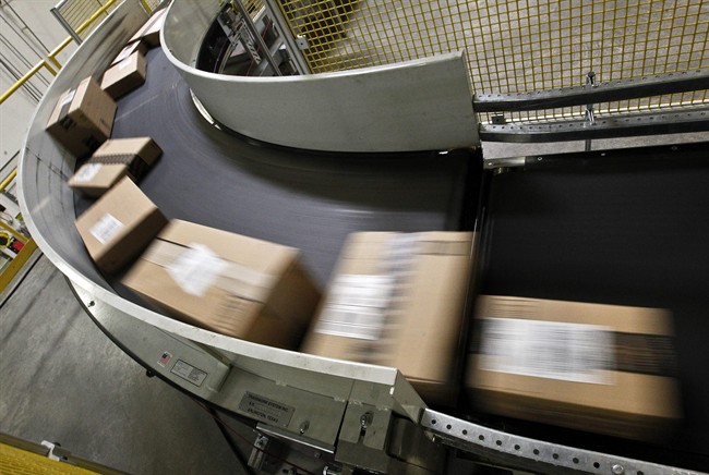 The rise of online shopping has helped Canada Post boost its bottom line.