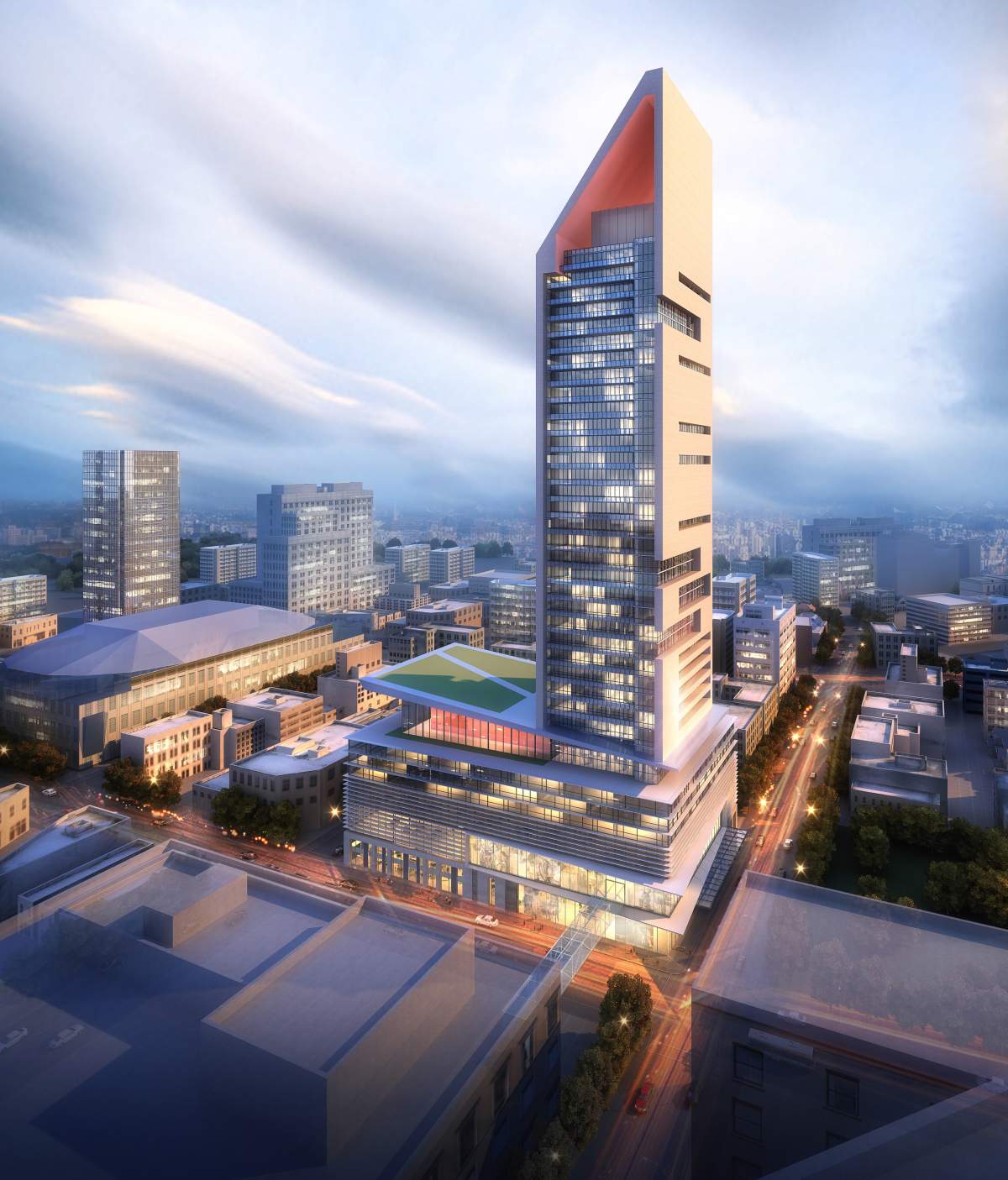 The St. Regis Hotel has been purchased by the company behind the future SkyCity tower in Winnipeg's downtown.