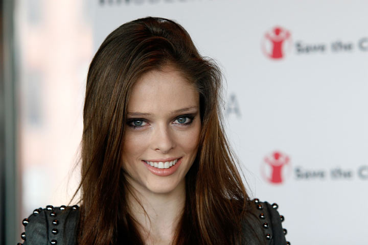 Coco Rocha attends the Modelinia Beautiful Friends Forever Bracelet launch at the Dream Hotel on September 7, 2011 in New York City.