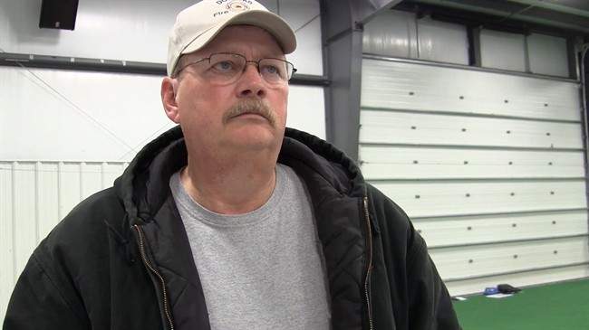 armer Joe Moller is shown in a recent screengrab from video in York, Neb.Cash offers have been skyrocketing, as much as seven-fold, for holdout Nebraska landowners who are willing to sign quickly to allow the Keystone XL pipeline onto their property.