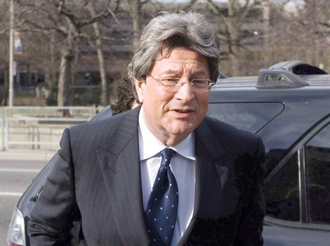 Disgraced theatre mogul Garth Drabinsky is shown in Toronto on March 25, 2009.