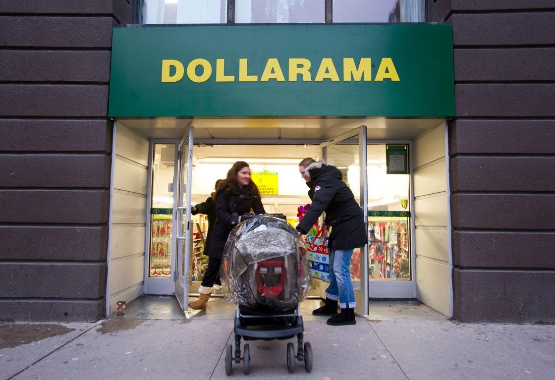A slowing economy as well as high household debt levels are forces working in Dollarama's favour, experts say.