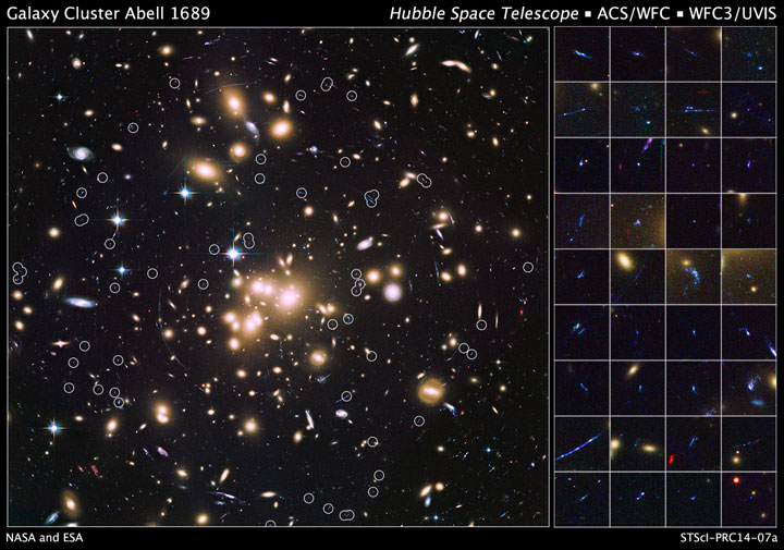 Hubble Wide-field galaxies