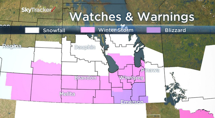 Winnipeg Manitoba weather warnings