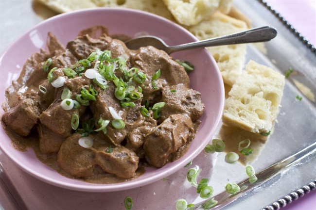 A rich saucy steak you'll eat with your hands
